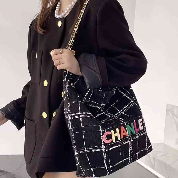 

luxury brand cc letter tote bag diagonal chain channel shoulder bag w220824