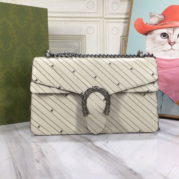 

united canvas cross body bag chain shoulder bags women handbag purses fashion stripe letters solid color thread wallets interior zipper pock