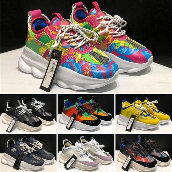 

designer casual shoes chain reaction wild jewels chain link trainer shoes sneakers eur 36-45290e209s, Black;brown