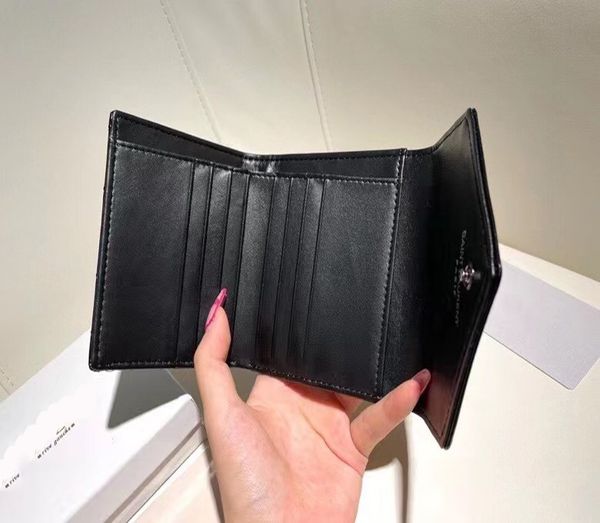 

luxury designer bags women wallets money clip handbags covered short wallet card holder bag coin holders mini purse with box
