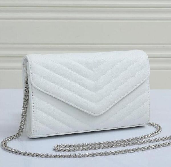 

classic style slp twill shoulder bags lady chain flap bag fashion crossbody cosmetic phone pocket totes women handbag clutch purse 23cm, Black;red