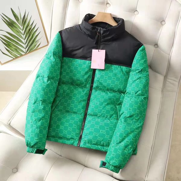 

luxury brand mens parkas down jackets hooded zipper letter jacquard tracksuit joint luxury designer coats womens puffer jacket ves fashiont, Black