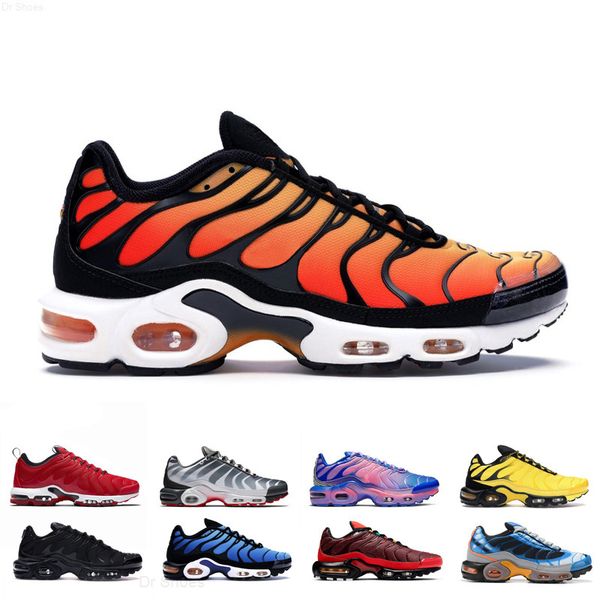 

discount tn plus se running shoes for mens habanero red total orange triple black men sports sneaker trainers