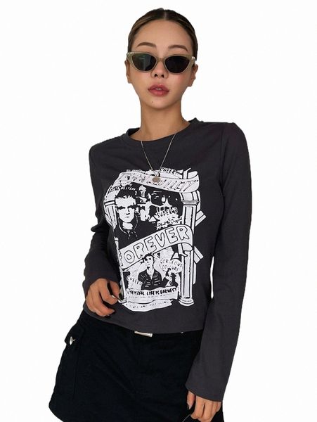 

women's t-shirt dazy slogan & figure graphic tee w8vx#, White