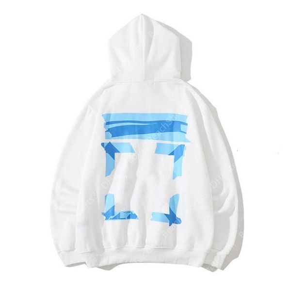 

designer brands style sweatshirts men's letters hoodies street pullover back arrow printed hooded womens sports cotton, Black