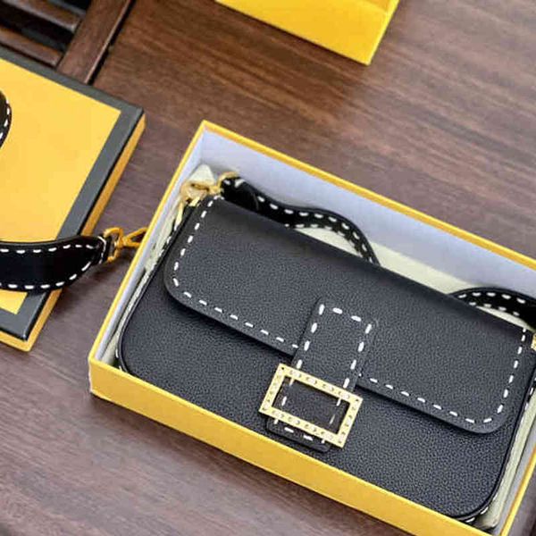 

luxury saddle crossbody fends bags for womens multicolor handbag designer sling bag baguette tote shoulder purses woman 7a fashion wallet 9l