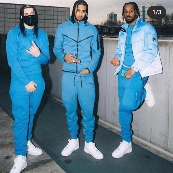 

mens tracksuits brand mens jackets zip shirts and pants fashion hoodie cotton stretch workout clothes premium sports suits 220905, Gray