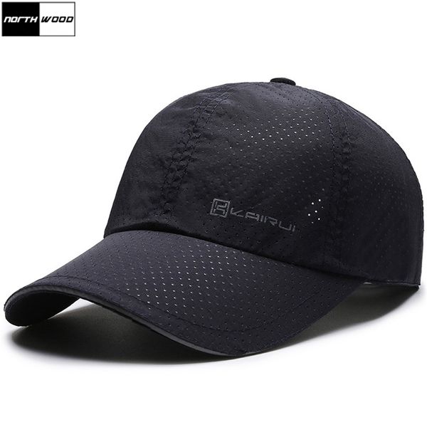 

s northwood fashion summer cap men women mesh baseball s breathable holes sun hat trucker dad hats 220905, Black;white