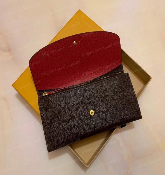 

woman wallet women purse original box wallets flower coin purs, Red;black