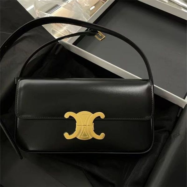 

lisa shoulder messenger bag underarm baguette bag women 2022 new trendy leather