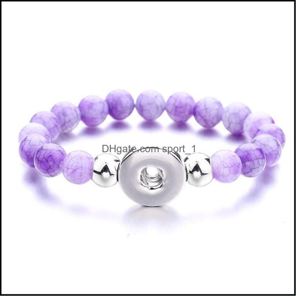 

charm bracelets acrylic beads 18mm snap button charms bracelets bangle wristband jewelry diy snaps buttons punk bracelet jewellery wh dhwno, Golden;silver