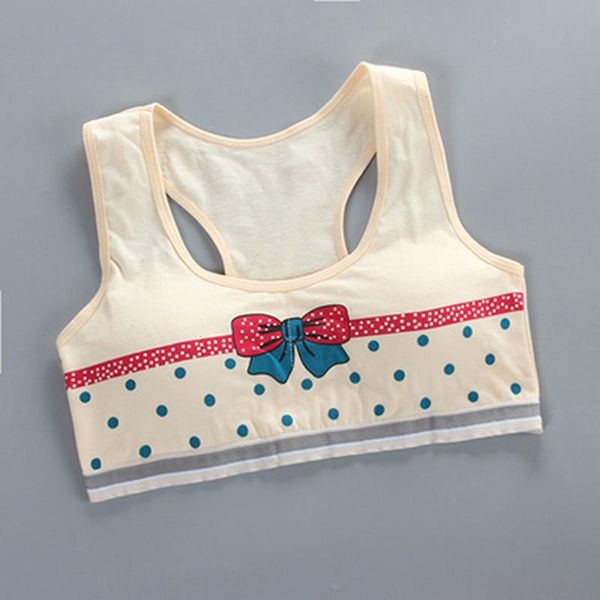 

fashion girls small underwear vest sport soft training lingerie bra adolescent, Black;pink