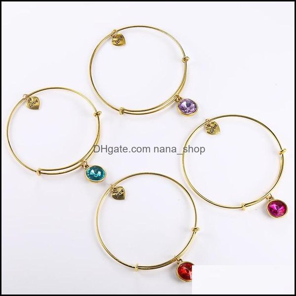 

charm bracelets sale birthstone vintage gold expandable wire love charm bracelet bangles for women diy bangle friend birthda nanashop dh4aw, Golden;silver