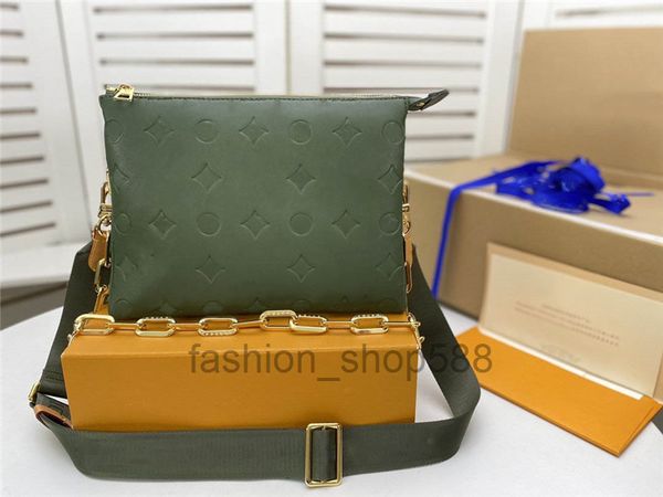 

designer luxury coussin mm khaki in full set m bag handbag crossbody bag