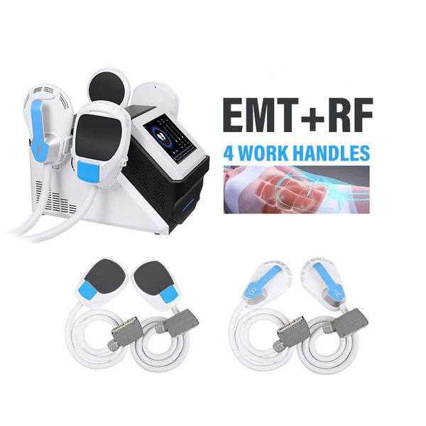 

emslim 2 handles body slimming machine portable electromagnetic ems body sculpt muscle stimulate fat removal weightlose beauty equipment