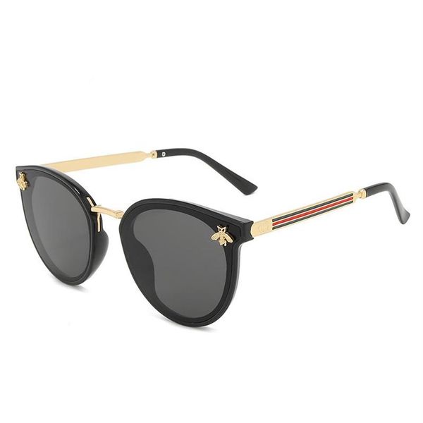 

sunglasses bee red green fashion uv vintage glasses retro round240w, White;black