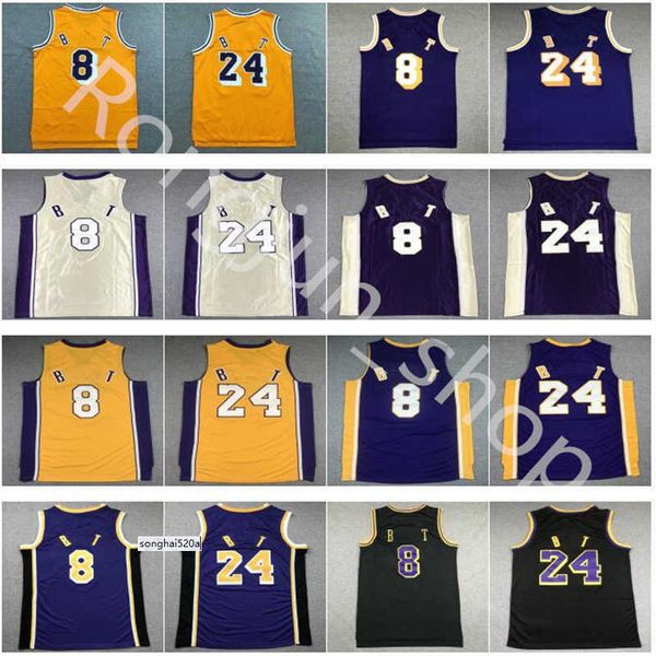 

jersey stitched mesh men vintage basketball bryant jerseys white black purple camo fashion shirts sewn embroidery''nba'', Black;red