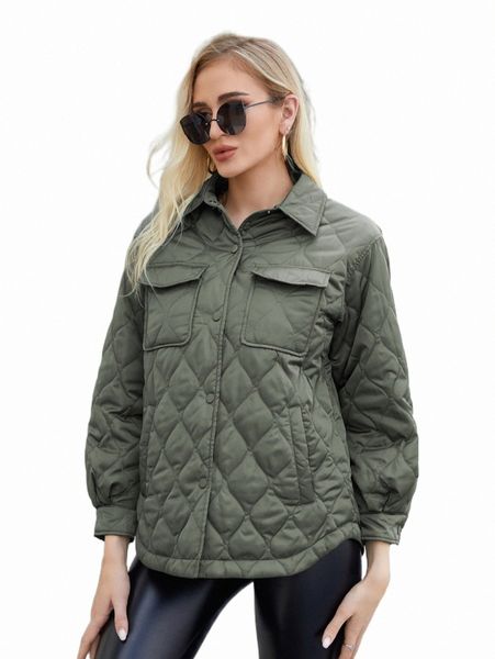

women's down & parkas ziai flap pocket quilted coat n3xc#, Black