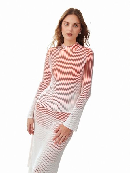

women's sweaters motf premium viscose bell sleeve sweater 62ns#, White;black