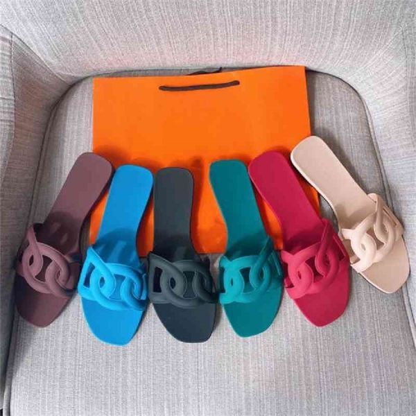 

slippers size 34-41 women's shoes luxury slides sell ladies beach shoes popular jelly shoe designer slipper sandals 75% off outlet onli, Black