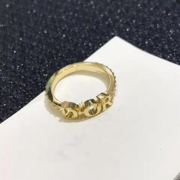 

women designer lover ring luxury style gold color narrow engagement rings fashion jewelry lady party gifts whole246e, Silver