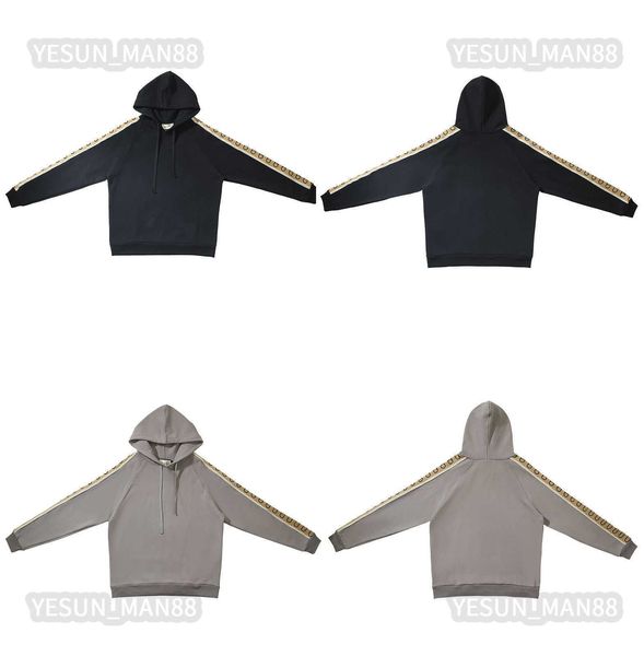 

designer cucci classic luxury hoodie g autumn and winter fashion mens and womens coat pure cotton reflective sweater pullover hoodeds, Black
