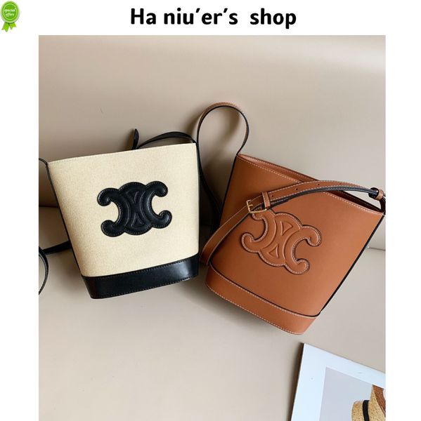 

designer clutch bag purses ladies handbags arc de bucket women's 2022 new shoulder leather large capacity msenger