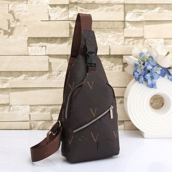 

avenue sling crossbody messenger bag mens designer leather handbag luxurys cross body bags in coated canvas/fabric #1883
