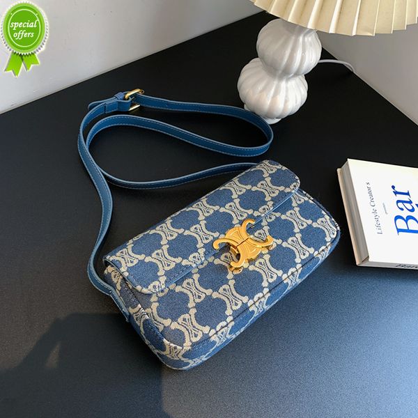 

designer clutch bag evening clutches luxury handbags triumphal arch denim women's 2022 new fashion shoulder crossbody high sense small