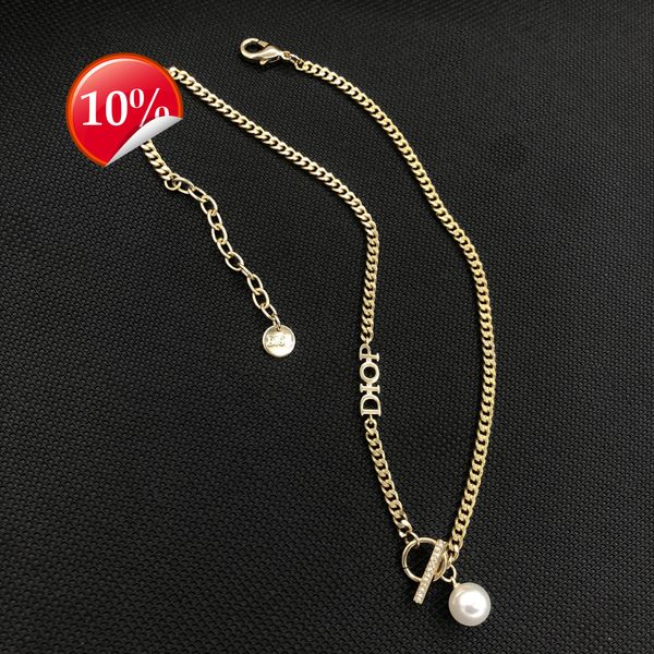 

luxury design women's necklace green season promotes beauty d jiajia pearl haodiamond pig nose celebrity versatile clavicle chain femal, Silver
