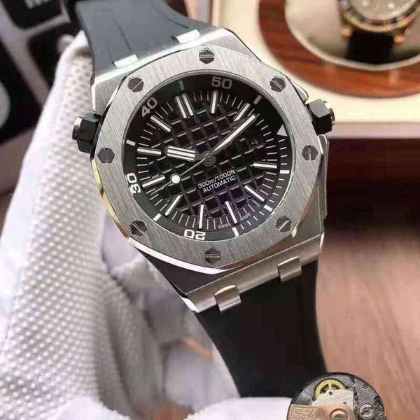 

luxury watches for mens mechanical watch oak ap15703 and ap15710 high-grade atmospheric are fashionable swiss brand wristwatches, Slivery;brown