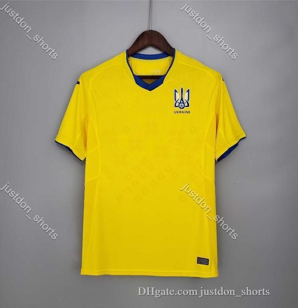 

2021 2022 ukraine soccer jersey home yellow away blue maillots de football vitaliy mykolenko oleksandr zinchenko ruslan malinov, Black