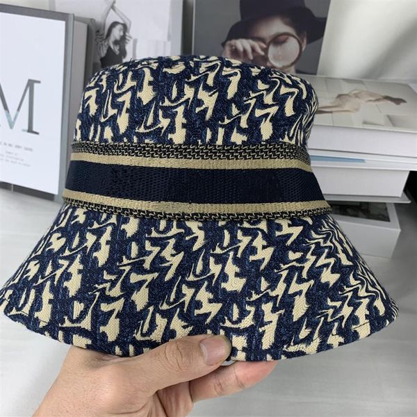 

fashion designers mens womens bucket hat fitted hats sun prevent bonnet beanie baseball cap snapbacks outdoor fishing dress beanies fed195k, Blue;gray