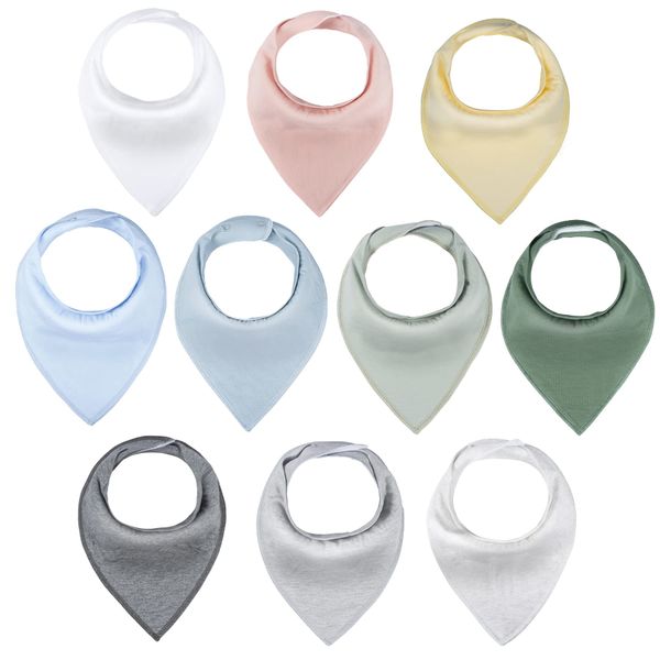 

bibs burp cloths baby absorbent drool bandana for newborns and toddlers soft organic cotton bib boys girls drop delivery 2022 mxhome amwrl