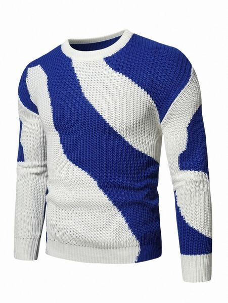 

men's sweaters men two tone sweater 2022 new w6uh#, White;black