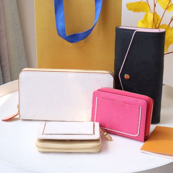 

lou purse fall for you series clemence sarah designers handbag luxury coin purse canvas brand walltes high-quality zipper key card holder wa, Red;black