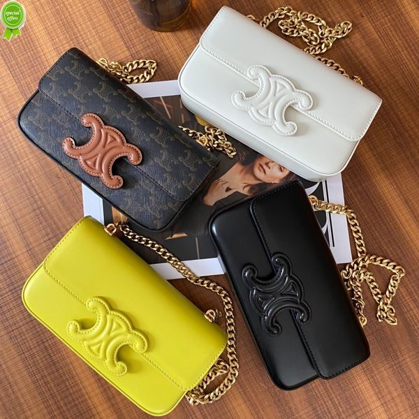 

designer clutch bag purses ladies handbags 2022 summer new triumphal small fashion leather chain one shoulder msenger