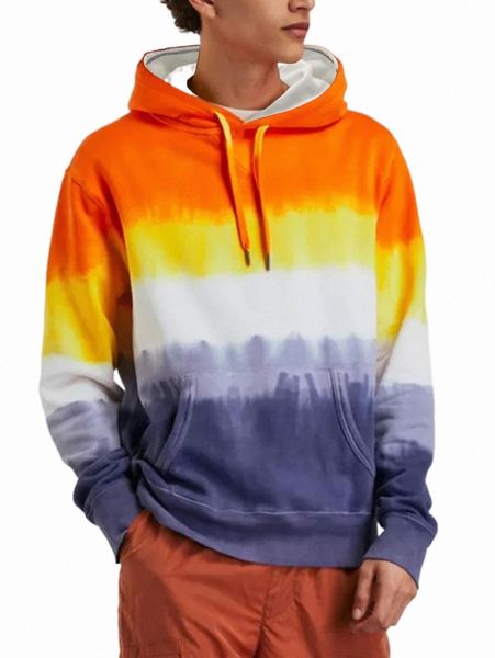 

men's hoodies & sweatshirts men tie dye drawstring hoodie t6wx#, Black