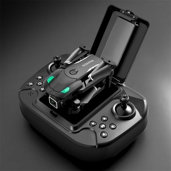 

intelligent uav s128 mini drone 4k hd camera air pressure fixed height professional threesided obstacle avoidance foldable quadcopter toys 2
