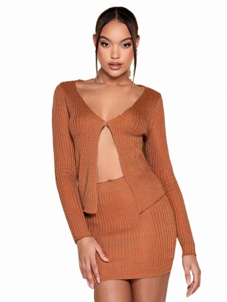 

women's sweaters bae lettuce trim ribbed knit cardigan e3ee#, White;black