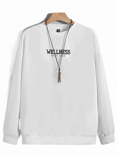 

men's hoodies & sweatshirts men letter graphic pullover v9mr#, Black