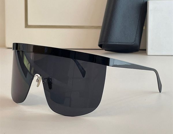 

fashion designer 4s237 sunglasses for mens and women conjoined curved oversized mask goggles summer avant-garde cool style anti-ultraviolet, White;black