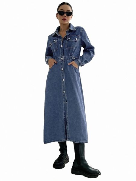 

casual dresses dazy flap pocket high waist denim dress j3ds#, Black;gray