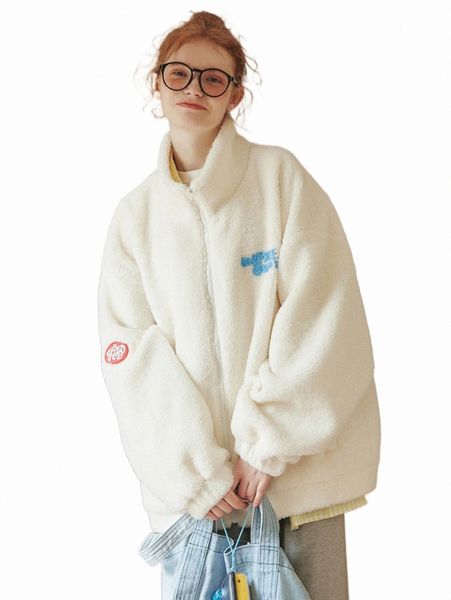 

women's jackets zip up patch detail drop shoulder teddy jacket p4eb#, Black;brown