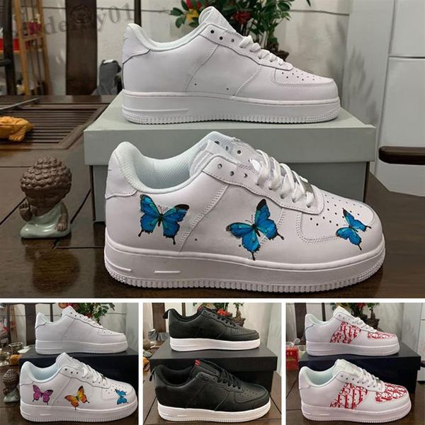 

2020 new low 1 07 shoes jumpman pencil tie dye multi color white chicago what the new york one time men women sneakers ww072701, Black;brown