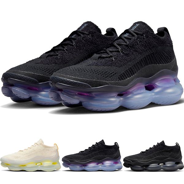 

2022 scorpion mens running shoes triple black knit mesh light cream lemon women trainers men wheat wolf grey sports sneakers