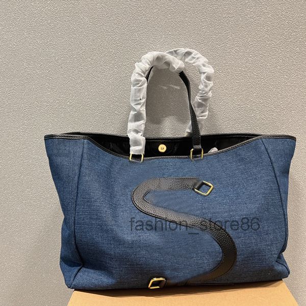 

large totes bag for women shoulder bag retro fashion denim handbag trendy shopping pouch casual tote bags waxy leather big capacity handbags