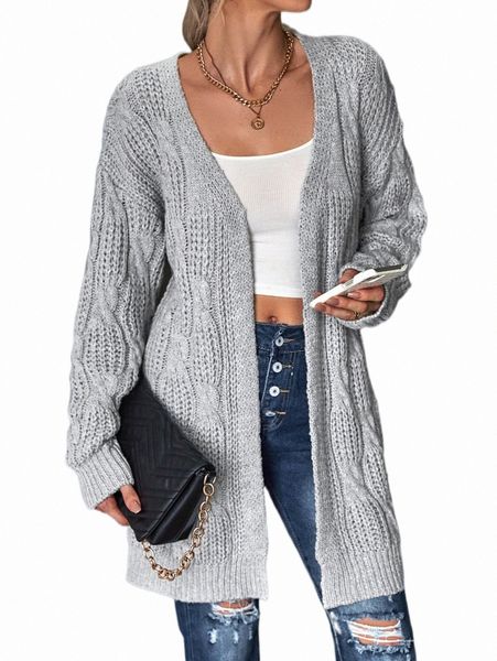

women's sweaters drop shoulder cable knit duster cardigan q14l#, White;black