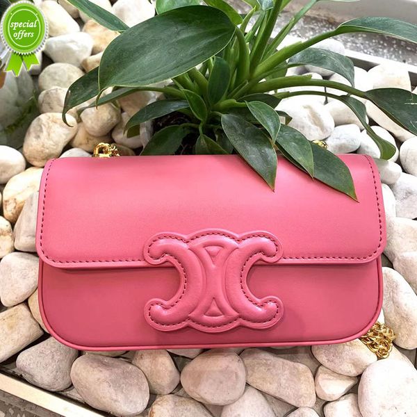 

designer clutch bag purses ladies handbags 2022 new triumphal women's leather chain shoulder msenger