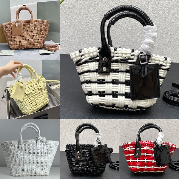 

bistro xs basket with strap small shoulder bag in varnished leather designer bags summer beach womens tote handbags